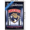 Trends International NHL Florida Panthers - 2025 Stanley Cup Team Logo Framed Wall Poster Prints - 3 of 4