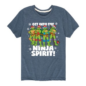 Boys' - Teenage Mutant Ninja Turtles - Get Into The Ninja Spirit Short Sleeve Graphic T-Shirt - 1 of 4