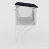 Kumasinova Outdoor Cat Window Perch,43.3" Wooden Cat Cage Enclosure for Indoor Cats,Weatherproof Outdoor Cat House with 270° View for Sunbathing - 3 of 4
