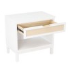 PAGED Wooden Nightstand with Drawer and Open Shelf, Modern End Table Bedside Storage Cabinet for Bedroom, Living Room - 3 of 4