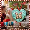 Lomsoe Couple Otter Christmas Ornament You're My Otter Half Ceramic Tree Decor Xmas Tree Hanging Decor Christmas Tree Ornament Christmas Gift - 4 of 4