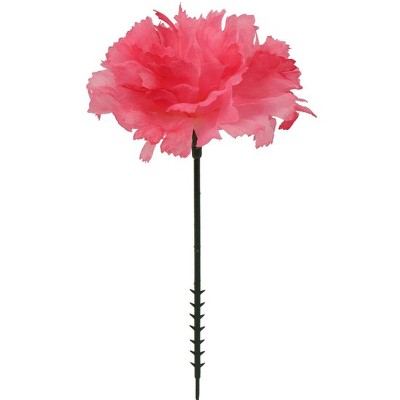 Floral Home 5" Stem Long Hot Pink Carnation Pick - 100-Piece