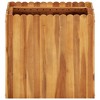 vidaXL Garden Raised Bed 19.6"x11.8"x19.6" Solid Acacia Wood - 2 of 4