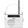 Sangean PR-D6WH AM/FM Compact Analog Portable Radio White. - 2 of 4
