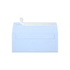 LUX 70lb 4 1/8"x9 1/2" Square Flap #10 Envelopes Baby Blue 250/BX EX4860-13-250 - 2 of 4