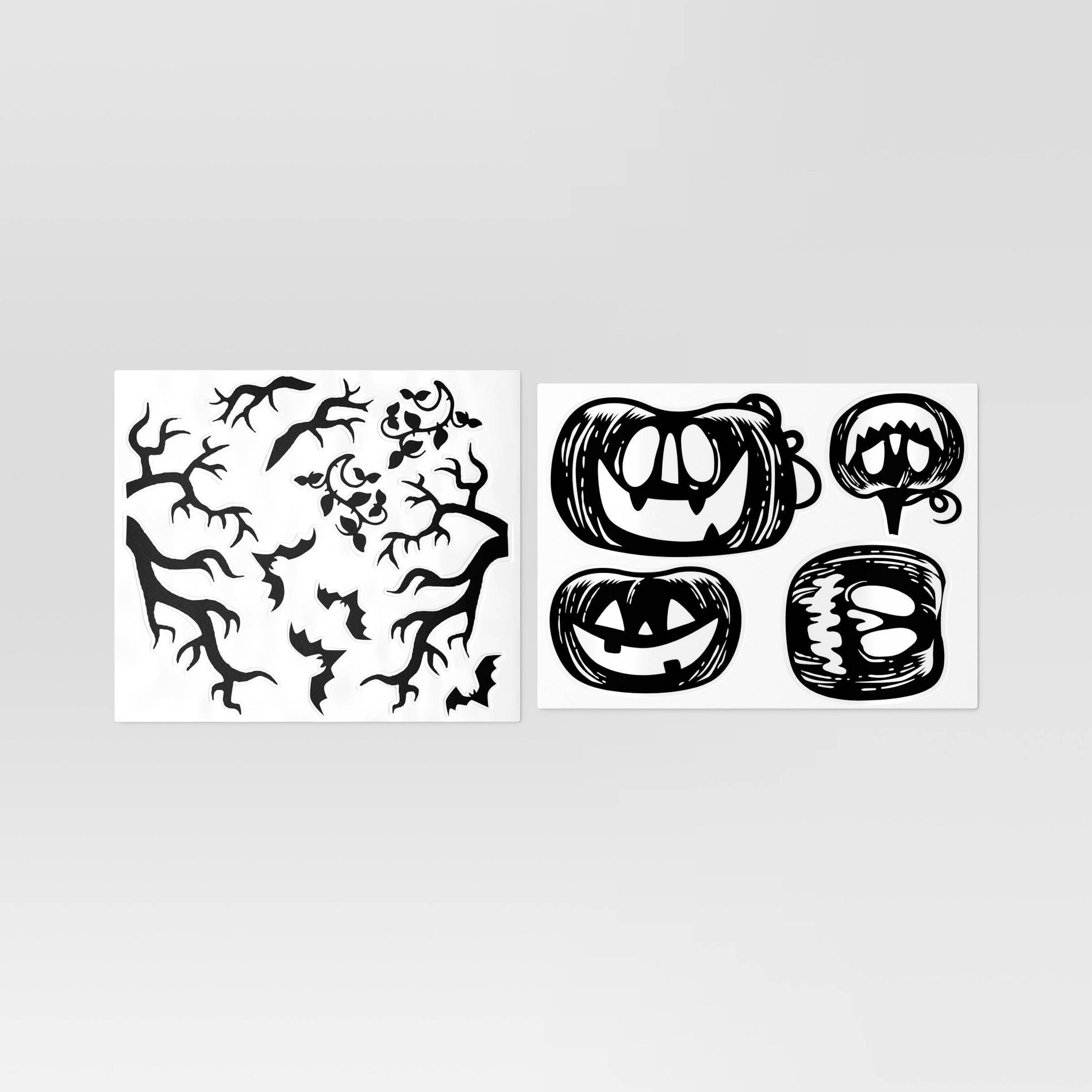 Pumpkins Unframed Window Cling Wall Art Set - Hyde and EEK! Boutique™