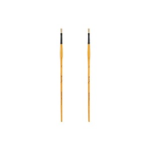 Mimik Hog Professional Synthetic Hog Bristle Paint Brush- Versatile Alternative to Natural Hog Hair Paint Brushes for Oil Painting, Acrylics, Inks, - 1 of 4