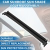 Unique Bargains Car Sunroof Sun Shade Cover Assembly No.54107237593 For BMW 5 Series GT 2011 535i Plastic Black - 2 of 4
