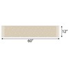 Big Dot of Happiness Tan Confetti Stars - Petite Simple Party Paper Table Runner - 12 x 60 inches - 3 of 4