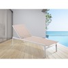 Meridian Furniture Maldives Cream Water Resisting Fabric Patio Adjustable Chaise - 2 of 4