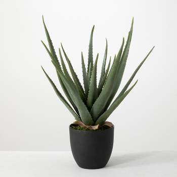 Sullivans Artificial 24" Potted Aloe Plant
