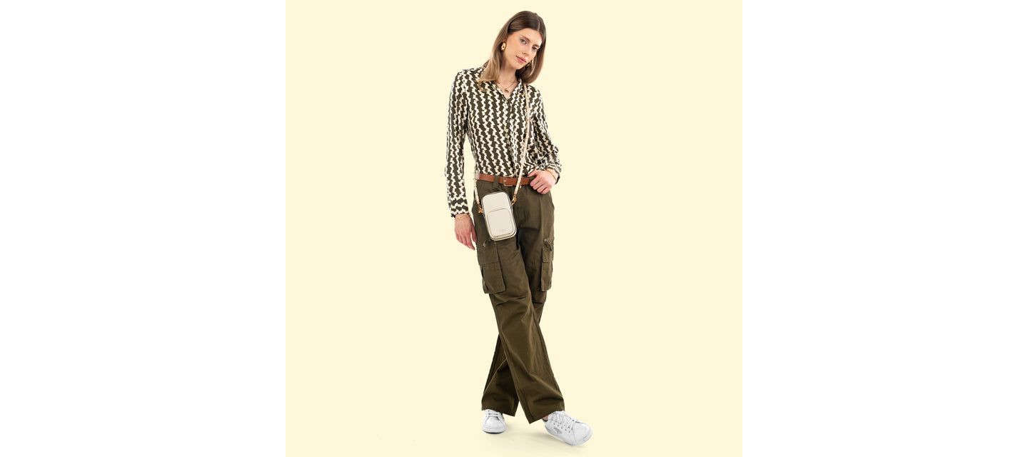 Сумки Ziba Casablanca LT Crossbody Purse Bundle - Gold/Cream, цвет: Золотой — фото 5