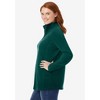 Woman Within Microfleece Quarter-Zip Pullover - 4 of 4