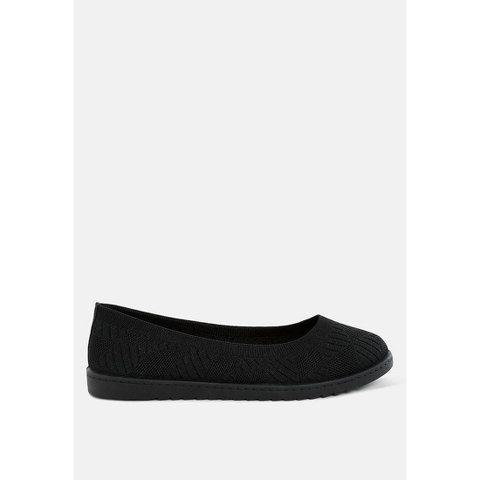 Обувь London Rag Womens Lubna Knitted Flat Ballet Flats 7
