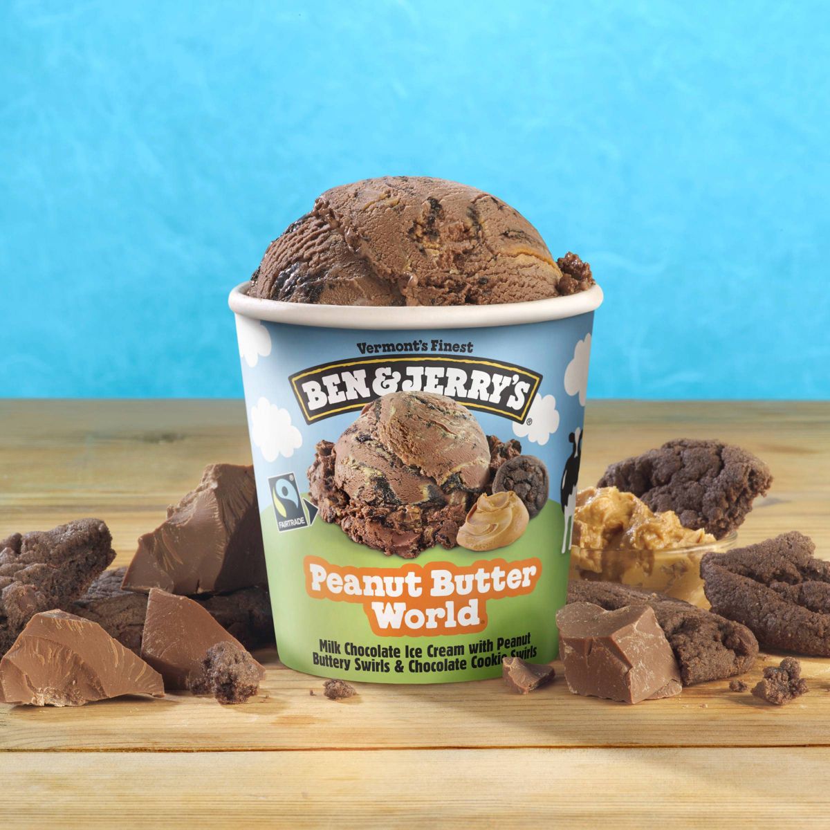 Ben & Jerry's Peanut Butter World Chocolate Ice Cream - 16 fl oz - thumbnail 5