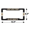 United States Military Academy Stripe License Plate Tag Frame - 4 of 4