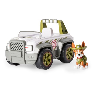 paw patrol tracker figure and vehicle