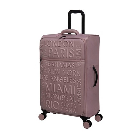 Target cheap pink luggage