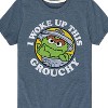 Boys' - Sesame Street - Woke Up This Grouchy Short Sleeve Graphic T-Shirt - 2 of 3