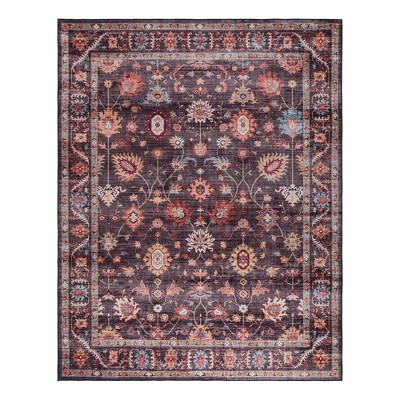 Cullen Brown Rectangular Machine-Made Polyester Area Rug