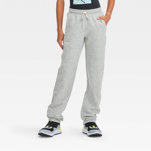 Boys' Fleece Joggers - All In Motion™ Heather Gray XS