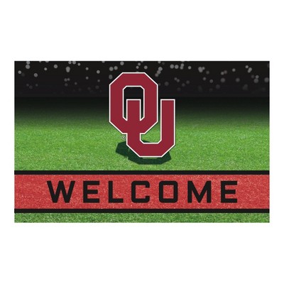 NCAA Oklahoma Sooners Crumb Rubber Door Mat 18"x30"