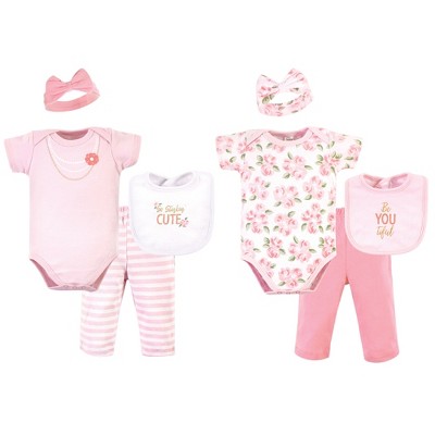 Little Treasure Baby Girl Boxed Gift Set, Stinkin Cute, 0-6 Months