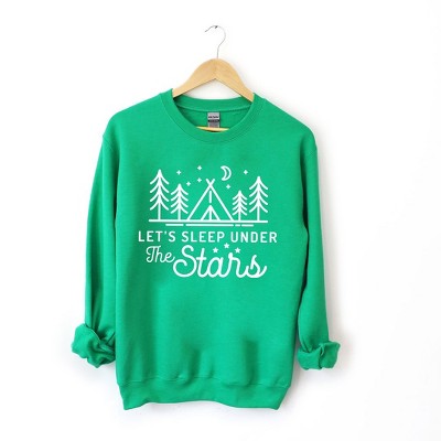 Simply Sage Market Women's Graphic Sweatshirt Let's Sleep Under The Stars