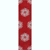 Fulvari Christmas Snowflake Area Rug,Rug Washable Non Slip for Entryway,Mats for Front Door,Bedroom Living Room Laundry Room Indoor - 3 of 4