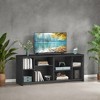 TV Stand For TVs Up To 75 Inches, Farmhouse Entertainment Center With Sliding Barn Doors, TV Console Table For Living Room - 2 of 4