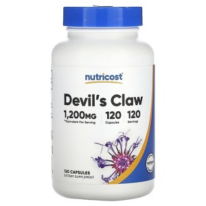 Nutricost Devil's Claw, 1,200 mg , 120 Capsules - 1 of 2