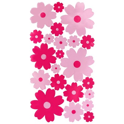 Slickblue Petal Wheel Vinyl Wall Decals 13"x23.5", Removable Stickers for Bedroom, Living Room, and Office