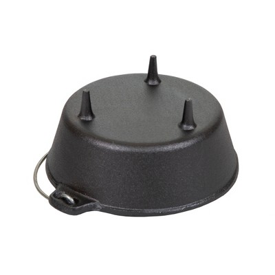 Stansport 2 QT Pre-Seasoned Cast Iron Dutch Oven with Legs