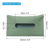 Unique Bargains Car Sun Visor Seat PU Leather Adjustable Elastic Strap Tissue Box Cover - 2 of 4
