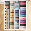 Set of 6 Bamboo Drawer Dividers , 4.65” High, Expandable Organizers for Clothing,Adjustable (17-22" Sizes) - SpaceAid® - 4 of 4