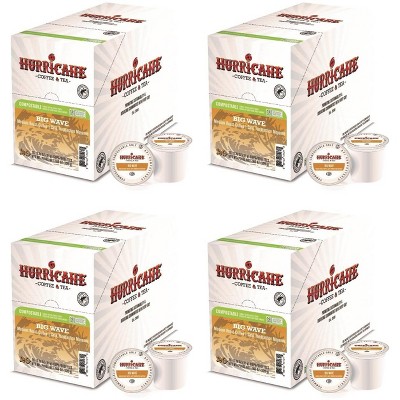 Hurricane Coffee Medium Roast and Flavored Coffee Pods in Compostable Single Serve Cups, 20 Count