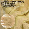 Deconovo 1Panel 10cm Rod Pocket Curtain Leno Yarn Fabric + Disc Embroidery, For LivingRoom OR BedRoom - 4 of 4