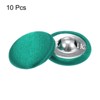 Unique Bargains Blouses Sweater Round Aluminum Cotton Fabric Cloth Covered Buttons 10 Pcs - 3 of 4