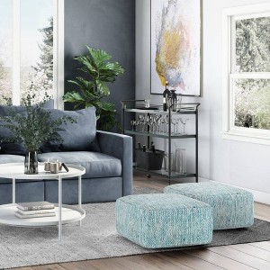Terri Square Pouf - WyndenHall - 1 of 4