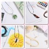 50-Pack Waxed Cotton Necklace Cords - 24" w/ Clasps, Bulk Jewelry Making Supplies - 2 of 4
