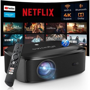 GOODEE Movie Projector with NETFLIX/Prime Video/YouTube Built-in, 100,000+ Apps Supported, Projector Compatible with HDMI/USB/iOS/Android/Windows - 1 of 4
