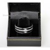 Jewelry Avalanche Mens Eternity Wedding Band Beveled Edge Tungsten Carbide, Comfort-fit, 8mm - 3 of 3
