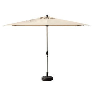 PAGED Rectangle Patio Umbrella Modern Market Umbrella with Lift, Tilt, Crank for Garden and Poolside, Umbrella Base Not Included - 1 of 4
