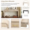 NicBex Modern Console Table with Drawers,Entryway Table with Rounded Silhouette,Foyer Tables for Entryway,Hallway,Living Room - 4 of 4