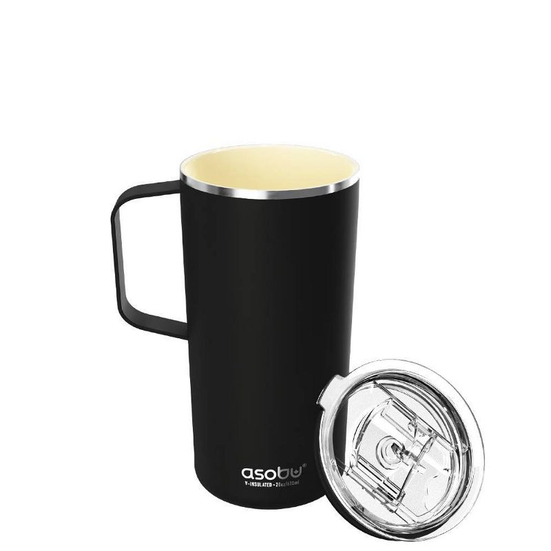 ASOBU 20oz Stainless Steel Ceramic Lined Tower Coffee Mug, 1 of 9