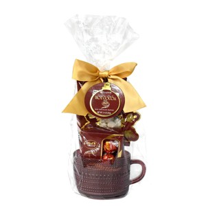MODERN GOURMET FOODS Hot Christmas Cocoa Decorated Mug Set with Lindt - 2.4oz - 1 of 3