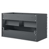 Modway Render 35" MDF Wood Wall-Mount Bathroom Vanity Cabinet in Gray - 4 of 4