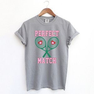 Simply Sage Market Women's Perfect Match Tennis  Short Sleeve Garment Dyed Tee - 1 of 3