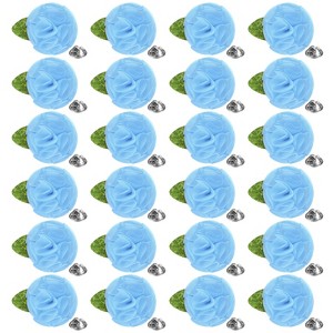 Unique Bargains Handmade Flower Brooch Boutonnieres Button Pins for Men Suits 24 Pcs - 1 of 4