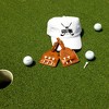 Pavilion Gift Company - Out Golfing - PU Leather Golf Bag Tag - Bag Accessories - 4 of 4
